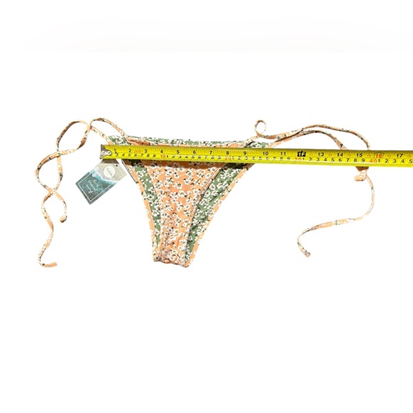 EIDON reversible MOSS NIMA side tie low rise bikini swim side tie XS bottoms NWT - Picture 6 of 10